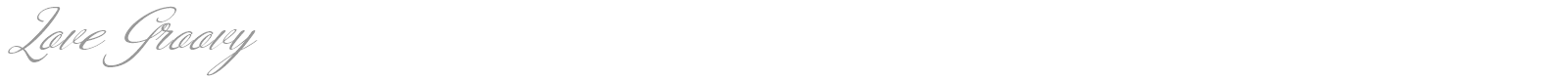 Love Groovy font preview